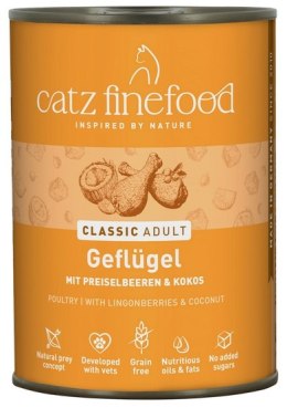 Catz Finefood Classic Drób (N.03) puszka 400g
