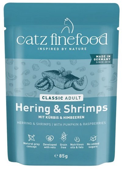 Catz Finefood Classic N.13 Śledź i Krewetki saszetka 85g