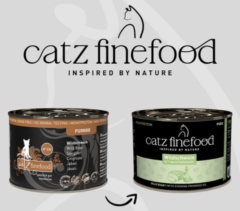 Catz Finefood Pure Dzik (Purrrr N.109) puszka 200g