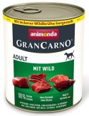Animonda GranCarno Original Adult Wild Dziczyzna puszka 800g
