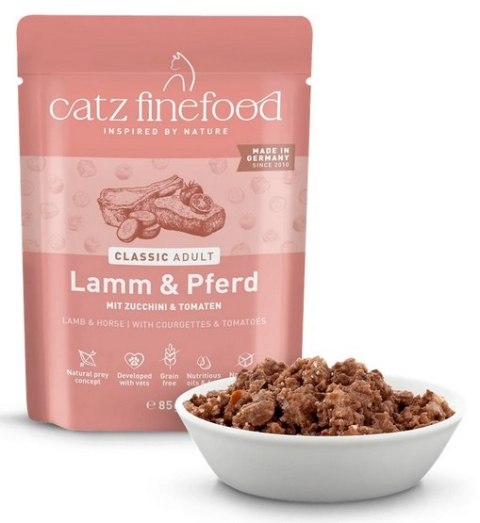 Catz Finefood Classic N.19 Jagnięcina i Konina saszetka 85g
