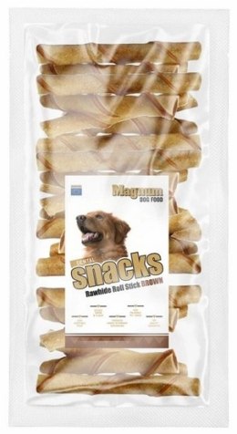 Magnum Rawhide patyczki Rollstick 12,5cm/40szt brązowe [16006]