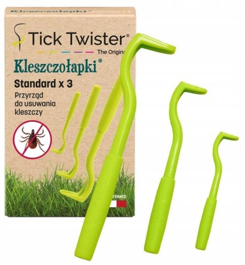 Kleszczołapki - przyrząd do usuwania kleszczy - haczyki 3szt