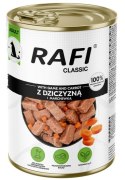 Rafi Pies Classic Dziczyzna i marchewka w sosie 1240g