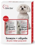 Over Zoo Dwupak Szampon + Odżywka dla białej sierści