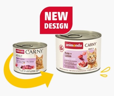 Animonda Carny Adult Indyk + Jagnięcina puszka 200g
