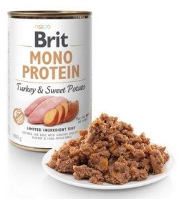 Brit Mono Protein Turkey & Sweet Potato puszka 400g