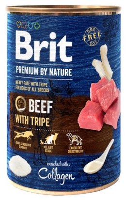Brit Premium By Nature Beef & Tripe puszka 400g