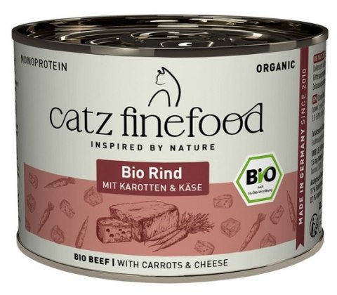 Catz Finefood Organic Bio Wołowina (N.507) puszka 200g