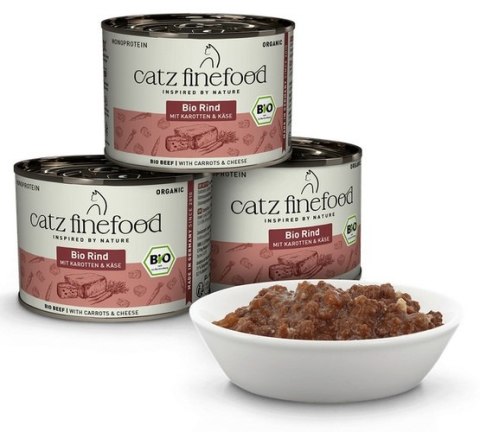 Catz Finefood Organic Bio Wołowina (N.507) puszka 200g