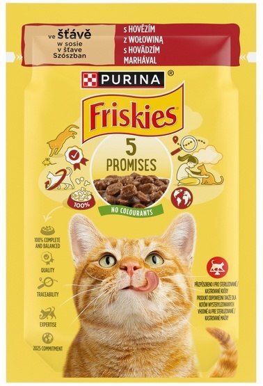 Friskies Wołowina saszetka 85g