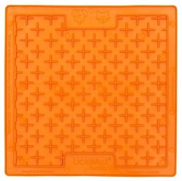 LickiMat Buddy Krzyżyk miękki pomarańczowy