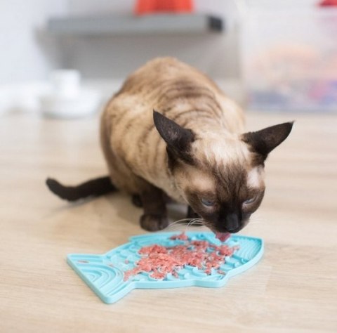 LickiMat Classic Felix Rybka fale miękka turkusowa