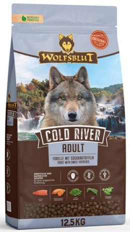 Wolfsblut Dog Cold River Adult - pstrąg i bataty 12,5kg