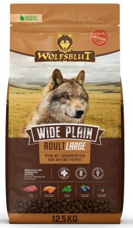 Wolfsblut Dog Wide Plain Adult Large Breed - konina i bataty 12,5kg