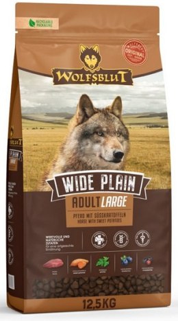 Wolfsblut Dog Wide Plain Adult Large Breed - konina i bataty 12,5kg