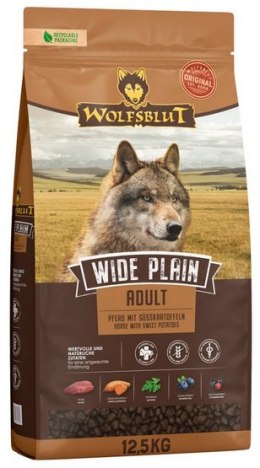 Wolfsblut Dog Wide Plain Adult - konina i bataty 12,5kg
