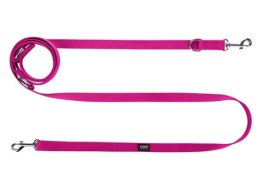 CHABA Smycz taśma regulowana XL 25mm/260cm fuksja