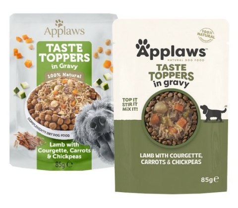 Applaws Taste Toppers Saszetka dla psa - jagnięcina, cukinia i marchew w sosie 85g