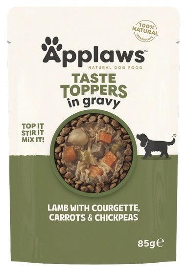 Applaws Taste Toppers Saszetka dla psa - jagnięcina, cukinia i marchew w sosie 85g