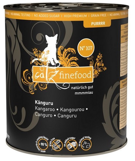 Catz Finefood Pure (Purrrr N.107) Kangur puszka 800g