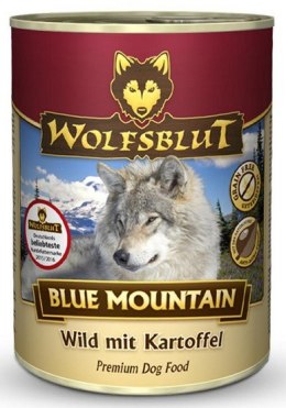 Wolfsblut Dog Blue Mountain Adult - dziczyzna i ziemniaki puszka 395g