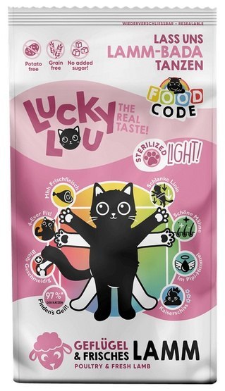 Lucky Lou Food Code Lifestage Light Drób & Jagnięcina 340g