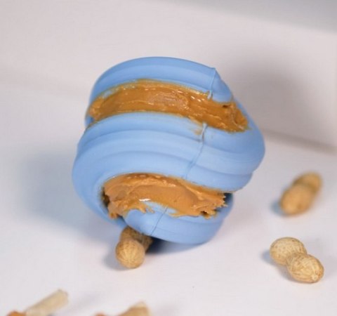 PetDreamHouse Zabawka gumowa Geo-Hex błękitna