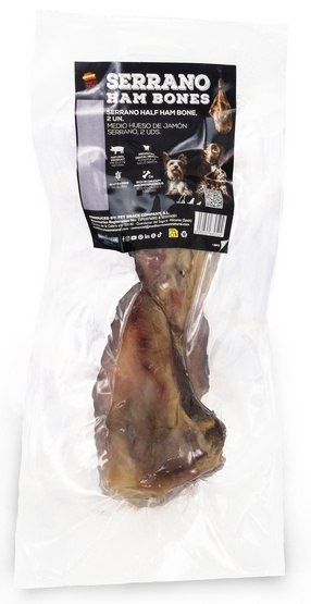 Mediterranean Natural Serrano Ham Bones Połowa kości szynkowej z golonki 2szt 370g