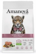 Amanova Cat Sterilised Salmon Deluxe - łosoś 1,5kg