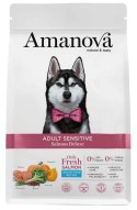 Amanova Dog Adult Sensitive Salmon Deluxe - łosoś 2kg