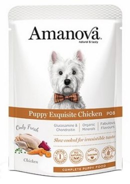 Amanova Dog Puppy Exquisite Chicken - kurczak saszetka 100g [P08]