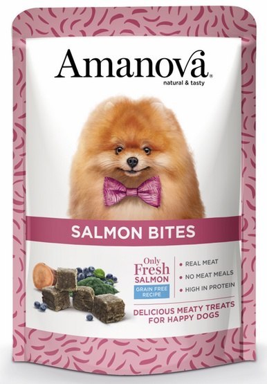 Amanova Dog Salmon Bites - łosoś 100g