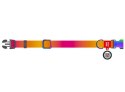 Collar WauDog Recycled Obroża nylonowa z QR-paszportem, gradient S 15mm x 25-35cm pomarańczowy