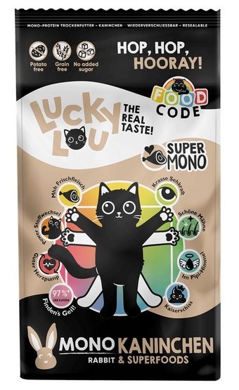 Lucky Lou Food Code Mono Królik 1,7kg
