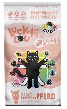 Lucky Lou Food Code Sensitive Wołowina & Konina 750g