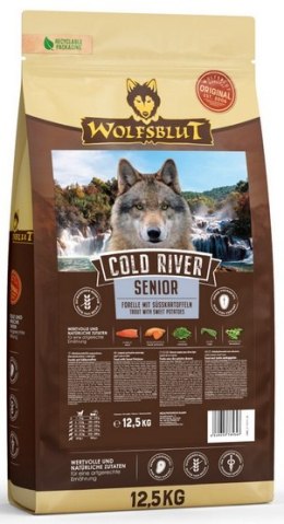 Wolfsblut Dog Cold River Senior - pstrąg i bataty 12,5kg