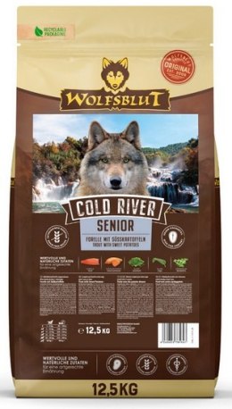 Wolfsblut Dog Cold River Senior - pstrąg i bataty 12,5kg