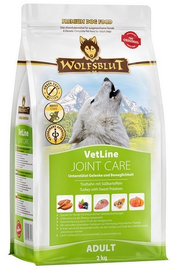 Wolfsblut Dog VetLine Joint Care - indyk i bataty 2kg