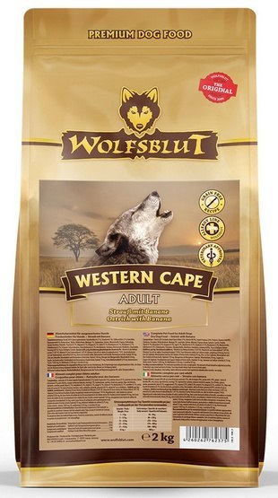 Wolfsblut Dog Western Cape Adult - struś i banany 2kg