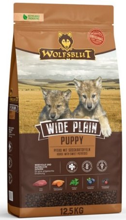 Wolfsblut Dog Wide Plain Puppy - konina i bataty 12,5kg