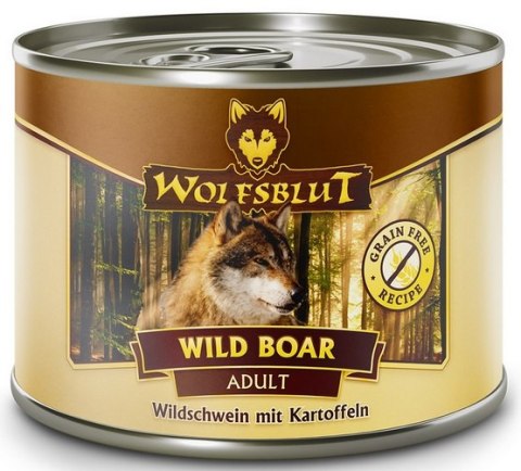 Wolfsblut Dog Wild Boar Adult - dziczyzna i ziemniaki puszka 200g