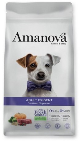 Amanova Dog Adult Exigent Venison - dziczyzna 10kg