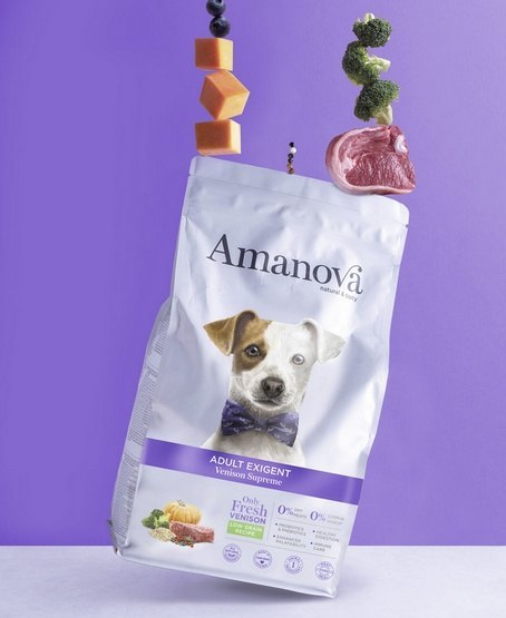 Amanova Dog Adult Exigent Venison - dziczyzna 2kg