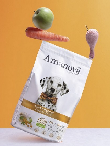 Amanova Dog Puppy Medium Exquisite Chicken - kurczak 2kg