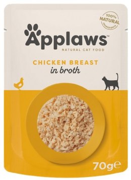 Applaws saszetka dla kota Kurczak w rosole 70g