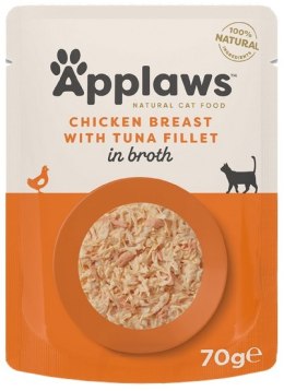Applaws saszetka dla kota Kurczak z Tuńczykiem w rosole 70g
