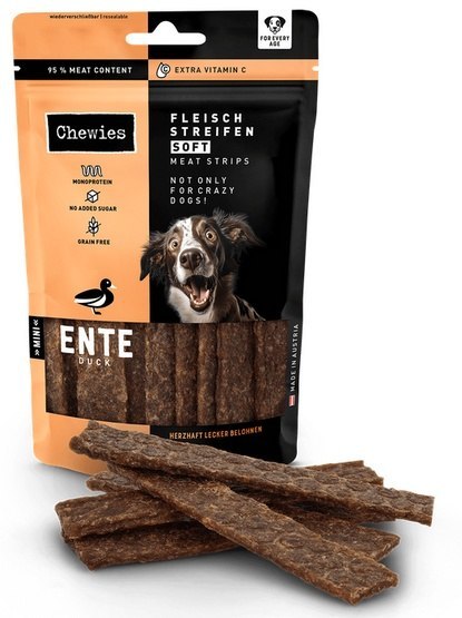 Chewies Meat Strips Soft Mini Kaczka 70g