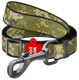 Collar WauDog Nylon Smycz nylonowa regulowana L-XXL 25mm/152-183cm, wzór MILITARY