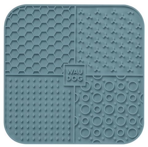 Collar WauDog Silicone Mata do lizania 19x19x1cm szara